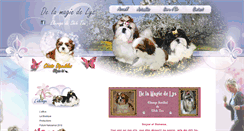 Desktop Screenshot of elevage-shih-tzu.com