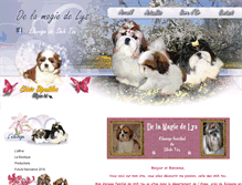 Tablet Screenshot of elevage-shih-tzu.com